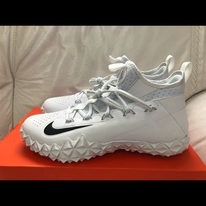 Nike Alpha Huarache 6 ELT Turf LAX White Black